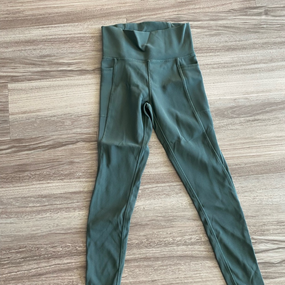 Army green leggings